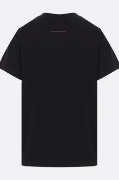 Women MM6 numeric logo print cotton t-shirt