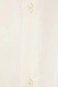Women MM6 numeric logo print poplin shirt dress