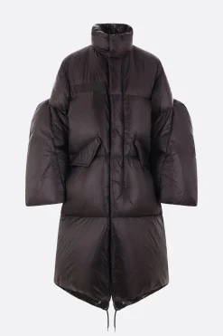 Women SACAI nylon long down jacket
