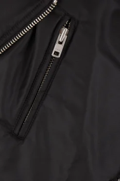 MM6 nylon padded biker jacket