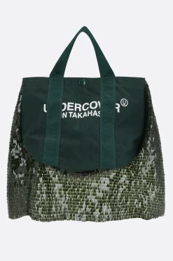 Women UNDERCOVER nylon tote bag with sequin section