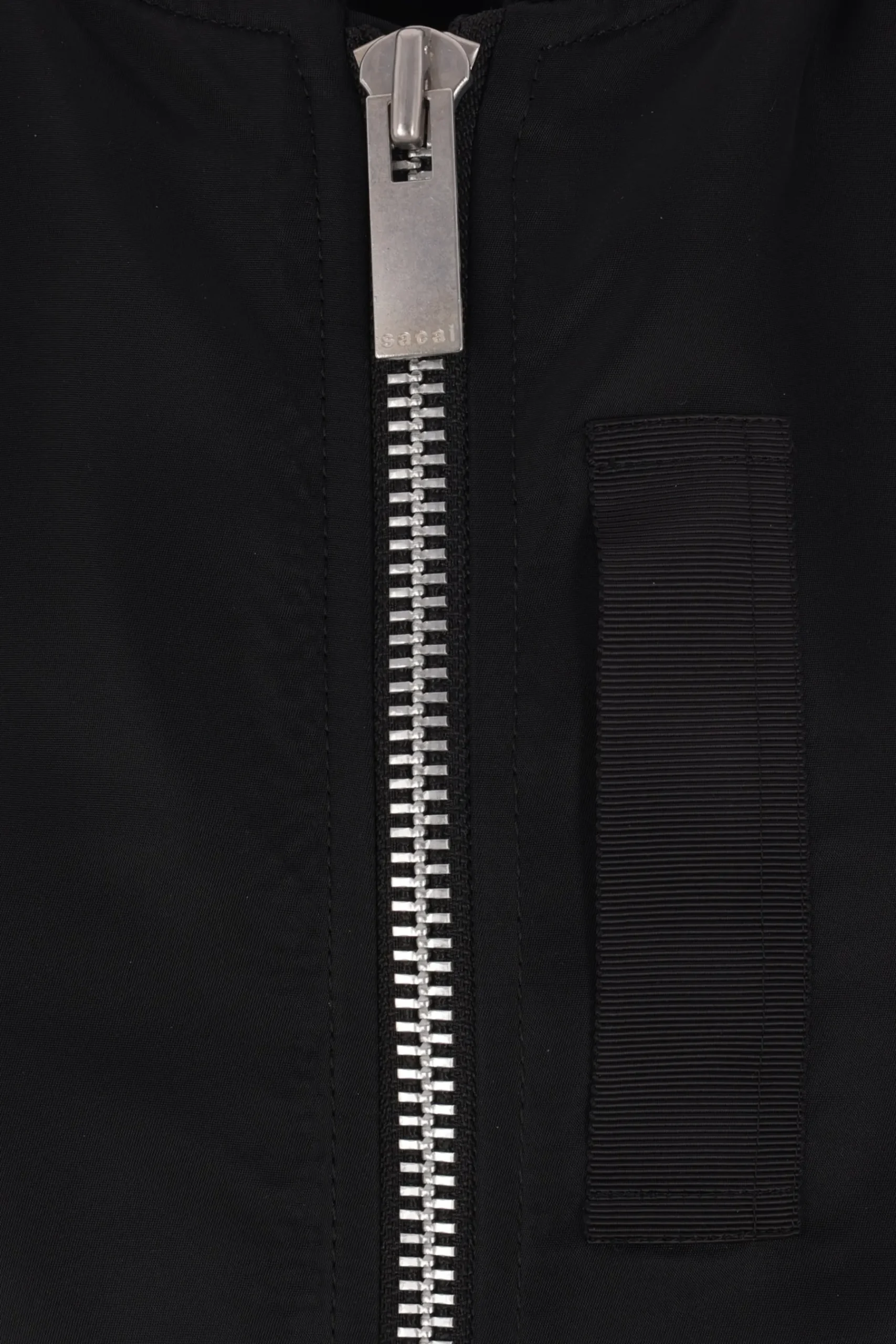 Women SACAI nylon twill and gabardine vest