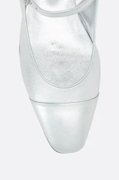 Women CAREL PARIS Oceano laminated leather slingbacks