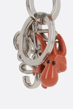 Women LOEWE Octopus brass key holder