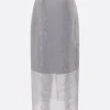 Women CECILIE BAHNSEN Olympia organza pencil skirt