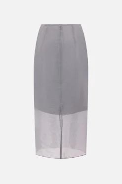 Women CECILIE BAHNSEN Olympia organza pencil skirt