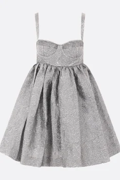 Women CECILIE BAHNSEN Onique minidress in kaze matelassé