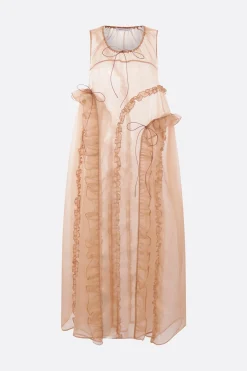 Women CECILIE BAHNSEN Opal sleeveless dress in organza