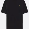 Women VIVIENNE WESTWOOD Orb embroidered organic cotton oversized t-shirt