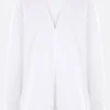 Women TOTEME organic cotton popling blouse