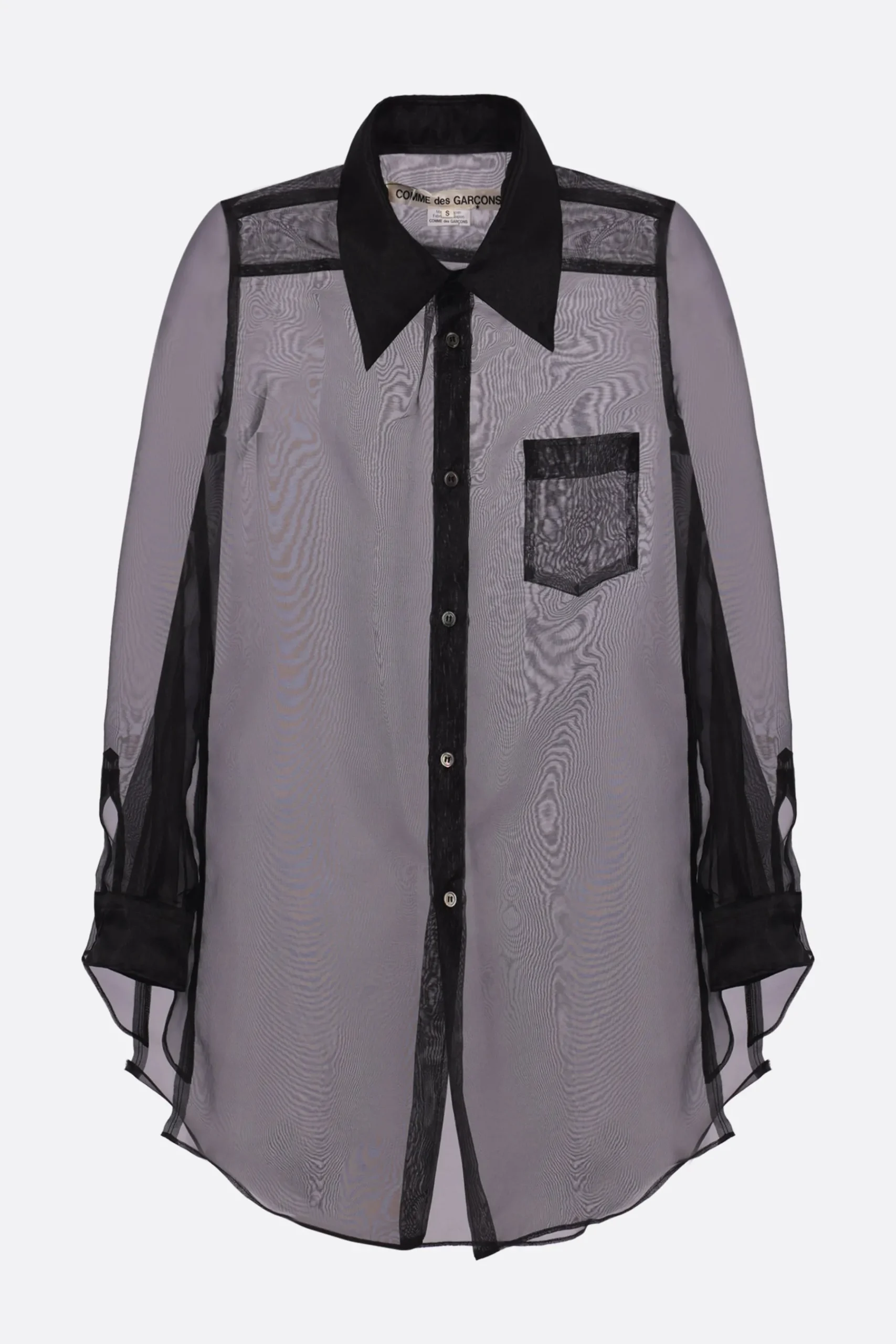 Women COMME DES GARÇONS organza shirt