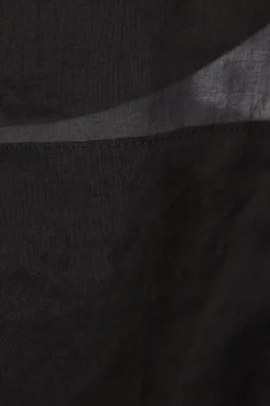 Women YOHJI YAMAMOTO organza shirt with ruffles