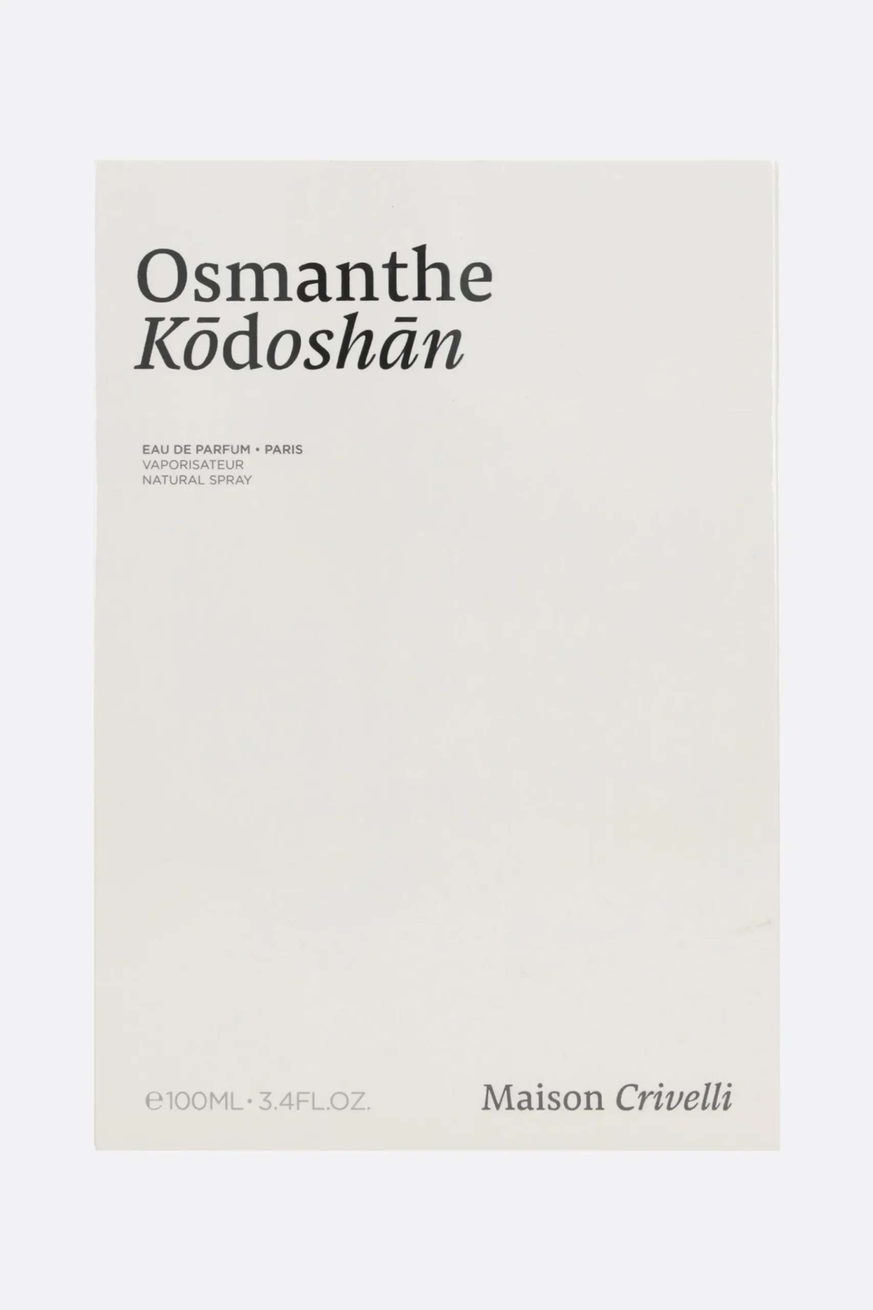 MAISON CRIVELLI Osmanthe Kodoshan Eau de Parfum 100 ml