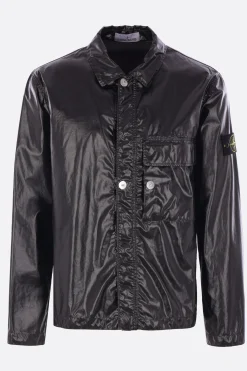 STONE ISLAND overshirt in Mussola Gommata -TC
