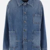 Women PLAN C oversize denim jacket