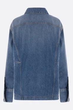 Women PLAN C oversize denim jacket