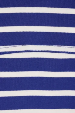 Women PLAN C oversize t-shirt in striped jersey
