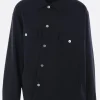 BLACK COMME des GARÇONS oversized asymmetrical jacket in gabardine
