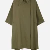 Women YOHJI YAMAMOTO oversized canvas cape