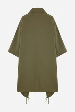 Women YOHJI YAMAMOTO oversized canvas cape