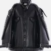 Women MELITTA BAUMEISTER oversized jacket in faux leather