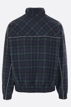 MARTINE ROSE oversized track tartan jacket