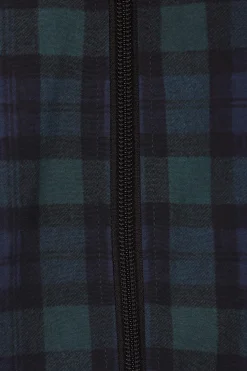 MARTINE ROSE oversized track tartan jacket