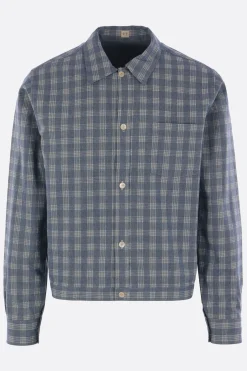 TAIGA TAKAHASHI Palaka overshirt in check cotton