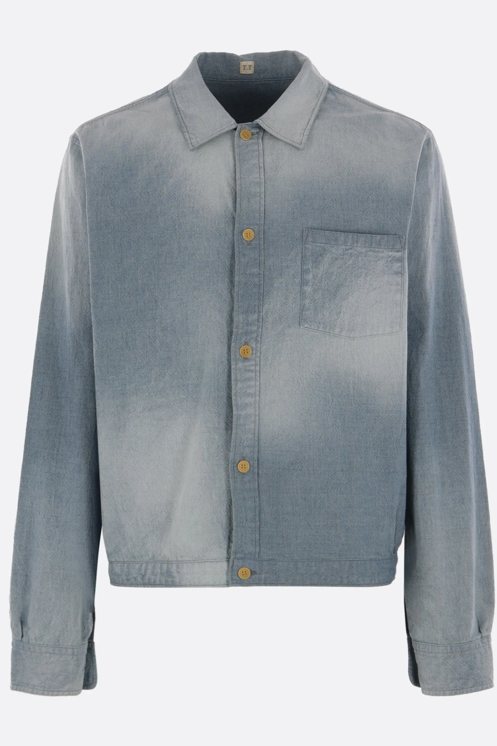 TAIGA TAKAHASHI Palaka overshirt in cotton