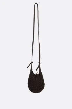 Women MARIANA MENDEZ Palloncino crossbody bag in fabric with elastic bands