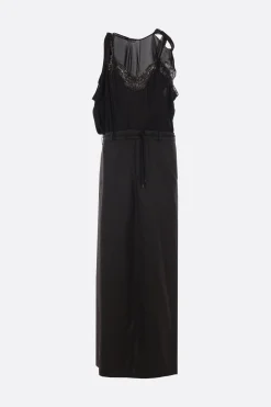 Women BALENCIAGA Patched Slip long dress
