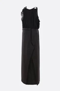 Women BALENCIAGA Patched Slip long dress
