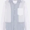 MAISON MARGIELA patchwork shirt in striped cotton
