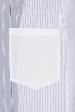 MAISON MARGIELA patchwork shirt in striped cotton