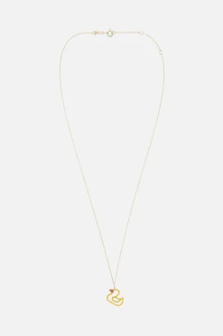 Women ALIITA Patito necklace in enameled gold