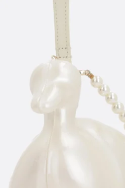 Women SIMONE ROCHA Pearl Duck bag in Perspex