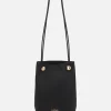 Women LOEWE Pebble crossbody bag in smooth leather