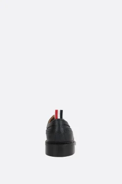 THOM BROWNE pebble grain leather derby shoes