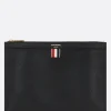 THOM BROWNE Pebble Grain leather small document holder