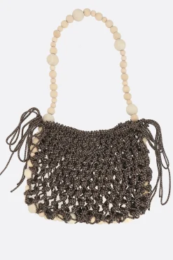 Women NICCOLÒ PASQUALETTI Perla mini nylon cord shoulder bag