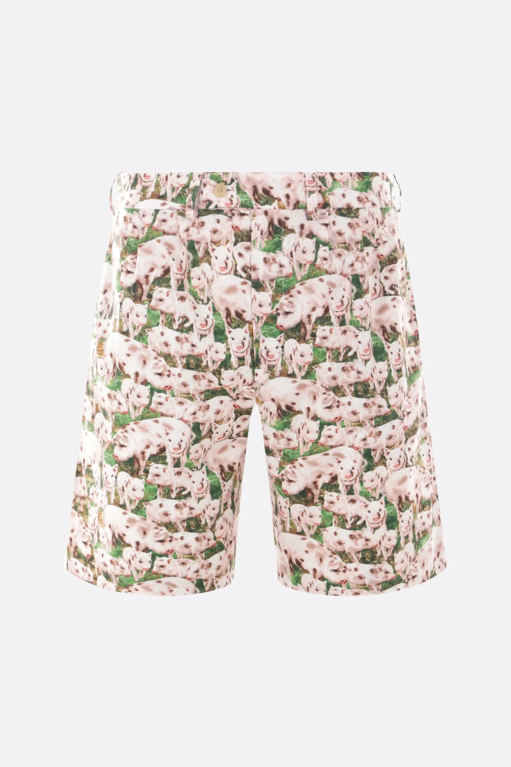 BLESS Pigs print cotton shorts