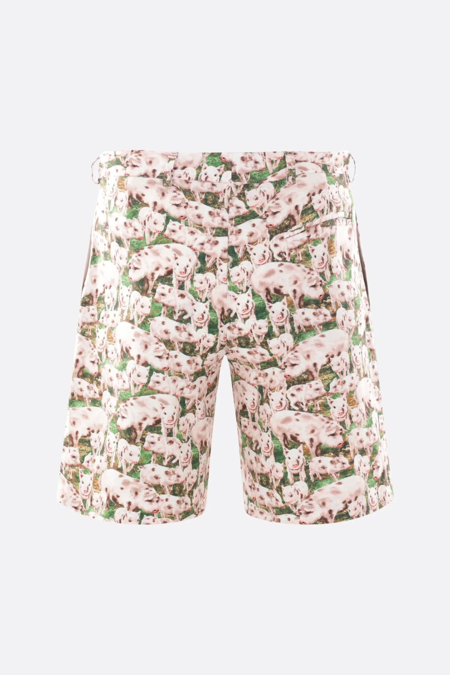 BLESS Pigs print cotton shorts