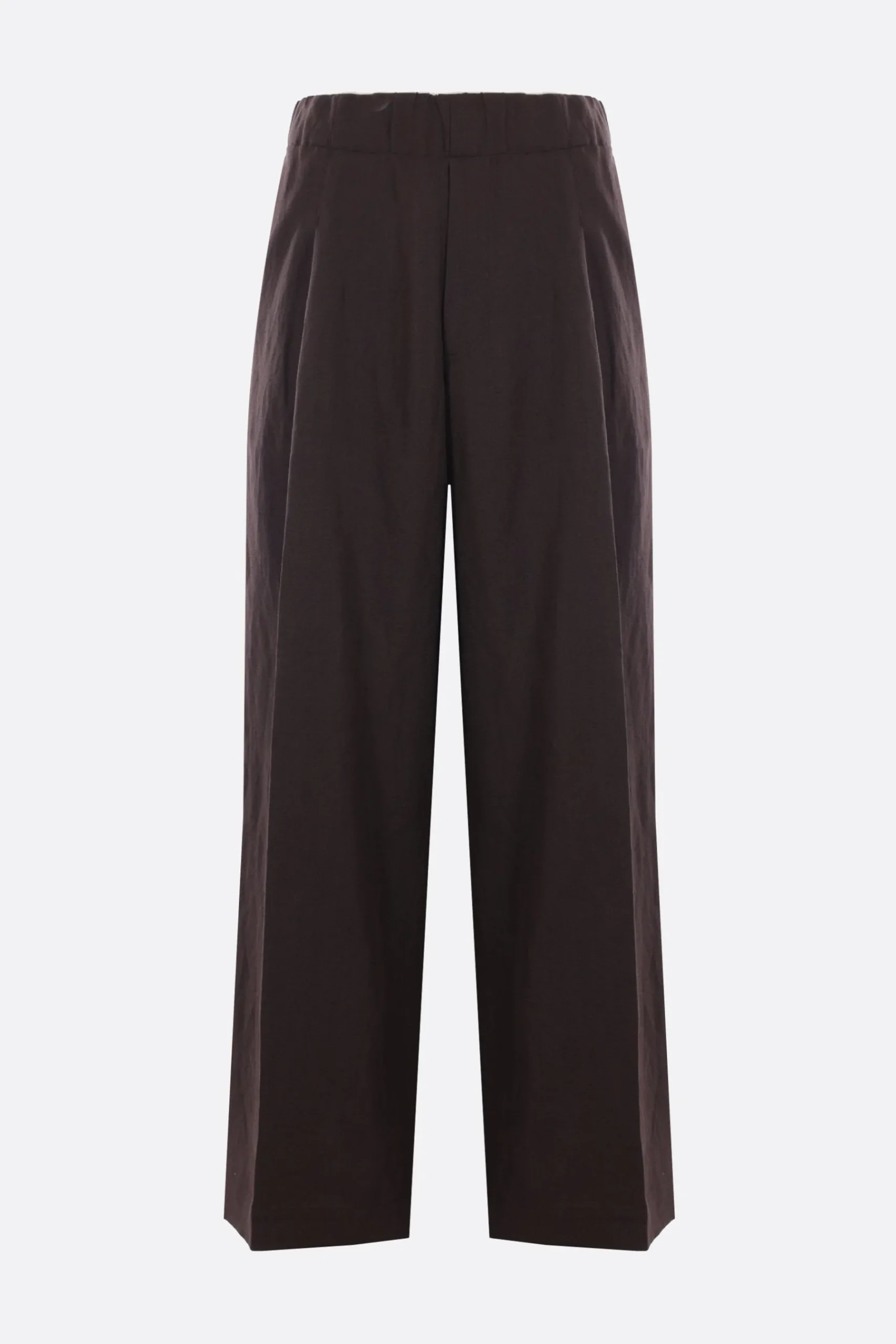 DRIES VAN NOTEN Pilan wide-leg trousers in linen and wool