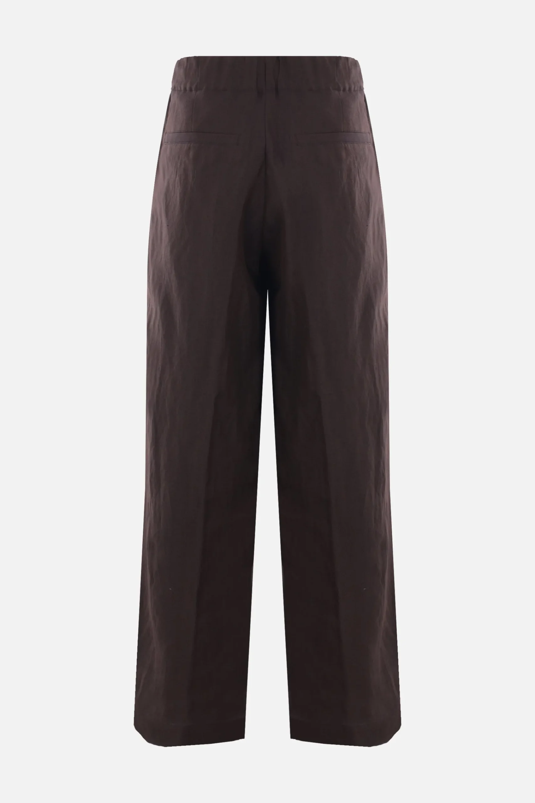 DRIES VAN NOTEN Pilan wide-leg trousers in linen and wool