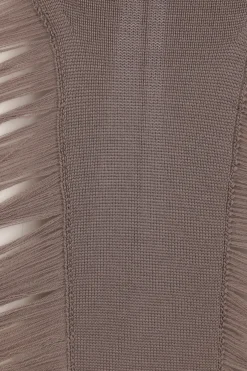 Women RICK OWENS Pillar long skirt in wool knit