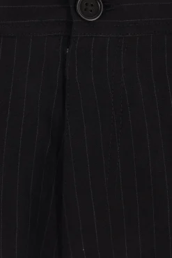 MAISON MARGIELA pinstriped linen and wool trousers