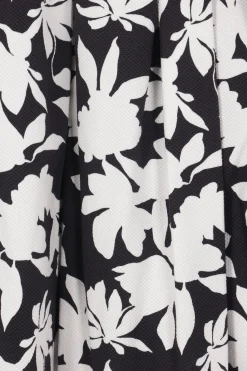 Women COMME DES GARÇONS COMME des GARÇONS piquet circle skirt with floral print