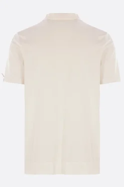 MONCLER GRENOBLE piquet polo shirt with logo patch