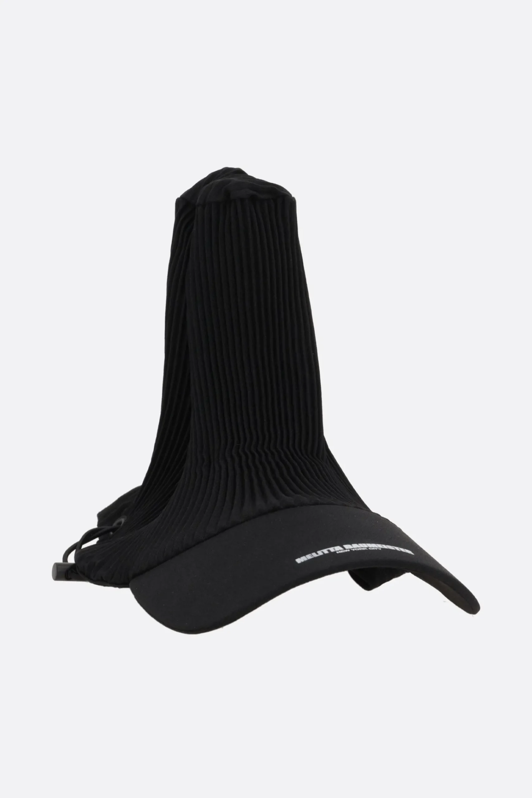 Women MELITTA BAUMEISTER pleated technical poplin baseball cap