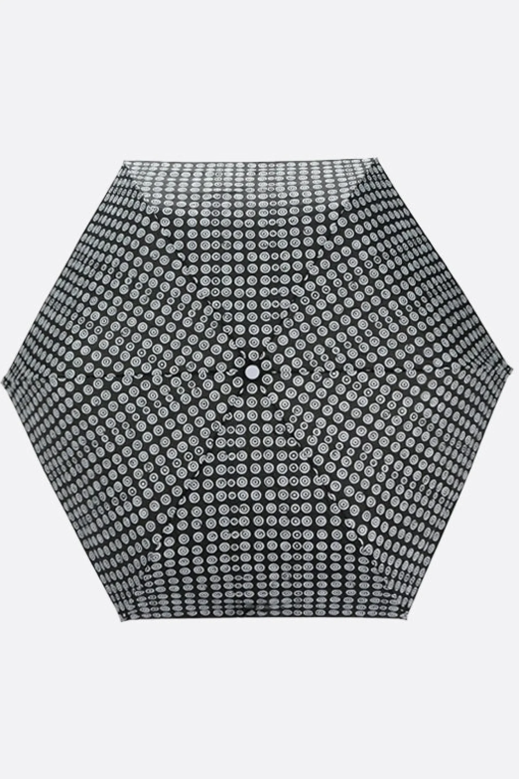 10 CORSO COMO pocket umbrella in nylon with circles print